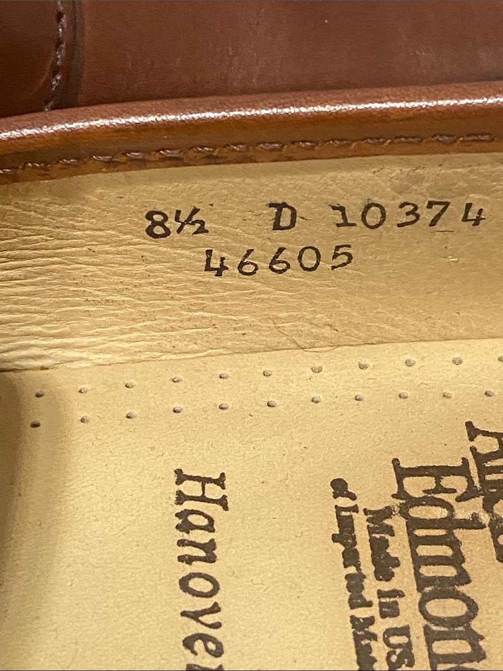 Allen Edmonds Hanover Penny Loafers in Chestnut Brown - Picture 5 of 6
